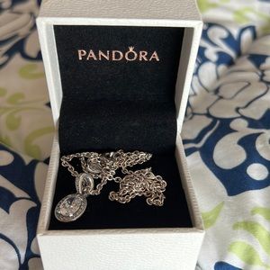 Sterling silver pandora necklace